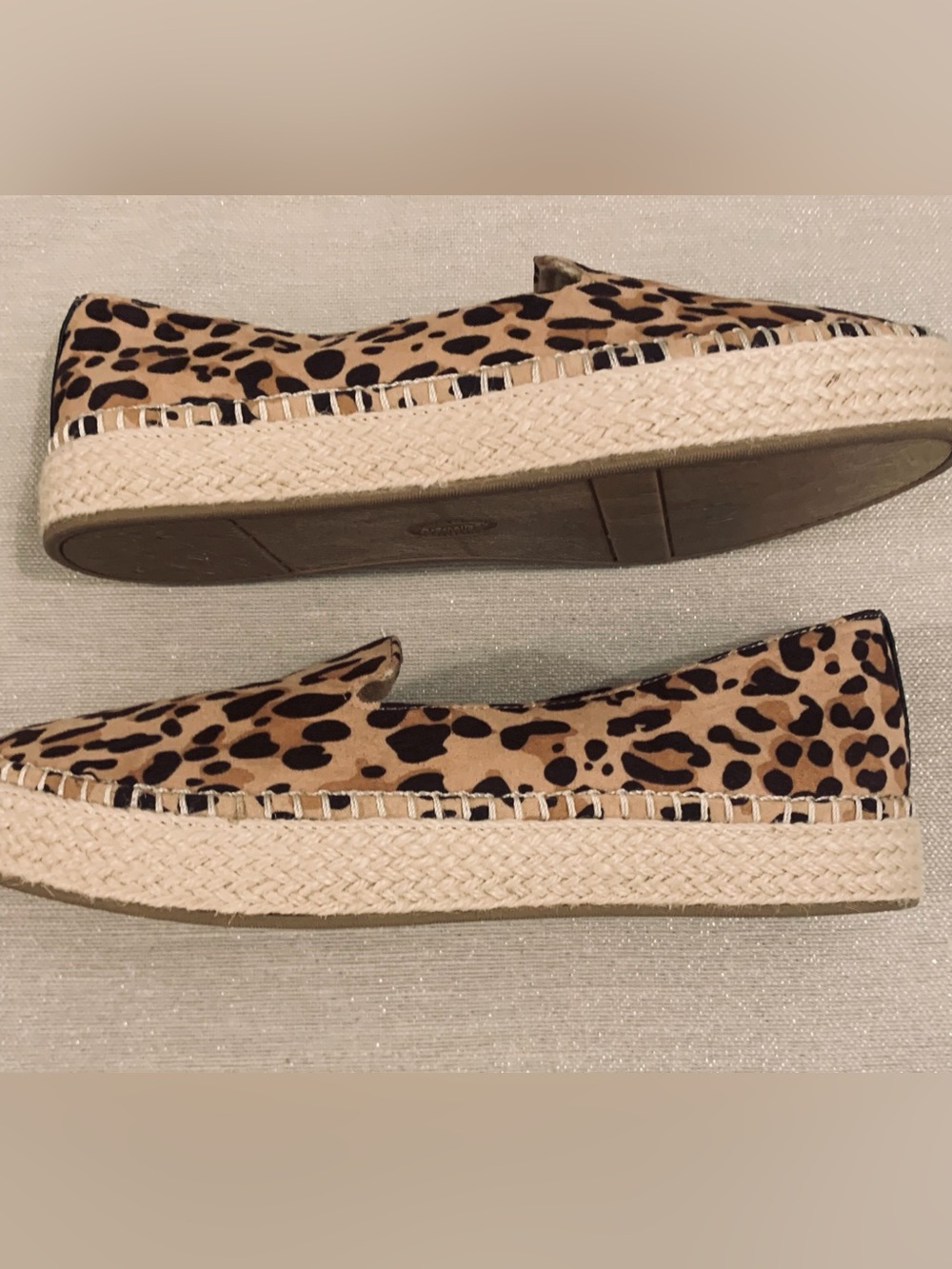 Dr Scholl's Be Energized Leopard Print Slip On Espadrilles • Sz. 6 1/2 - Picture 7 of 10